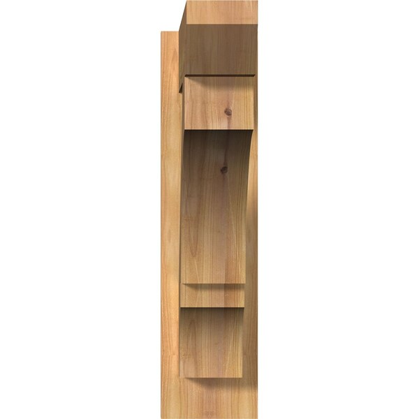 Balboa Slat Smooth Outlooker, Western Red Cedar, 5 1/2W X 22D X 22H